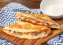 Ham and Cheese Quesadilla – Barefeet in the Kitchen