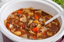 Slow Cooker Beef and Cabbage Stew