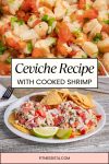 The best ceviche recipe (with cooked shrimp!)
